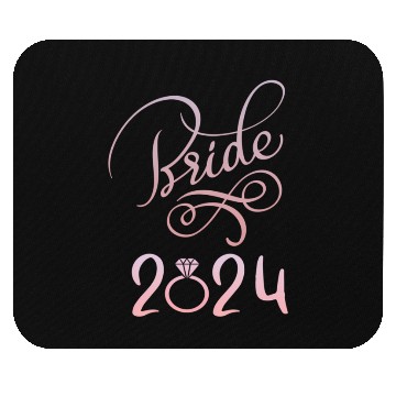 Discover Bride To Be 2024 Fiancã© Engagement Announcement Mouse Pads