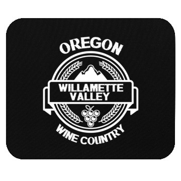 Discover Oregon Wine Cory Willamette Valley Travel Mouse Pads