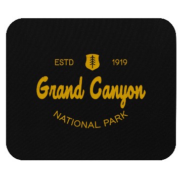 Discover Grand Canyon National Park Script Style Mouse Pads