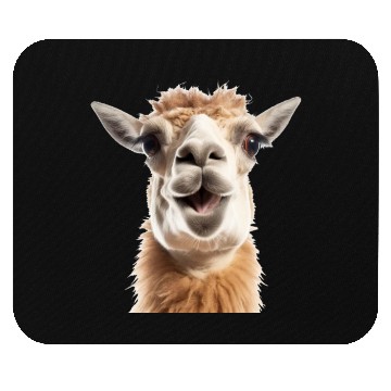 Discover Sweet Lama Leo Mouse Pads