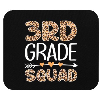 Discover Back To School Third Grade 3rd Grade Squad Mouse Pads