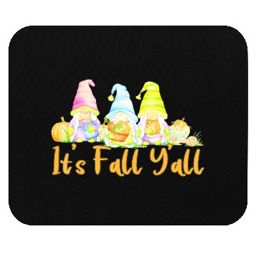 Discover It's Fall Y'all Elf Autumn Gnome Cute Mouse Pads