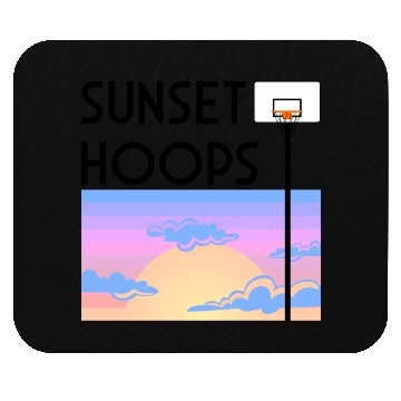 Discover Basketball Gift: Sunset Hoops Mouse Pads