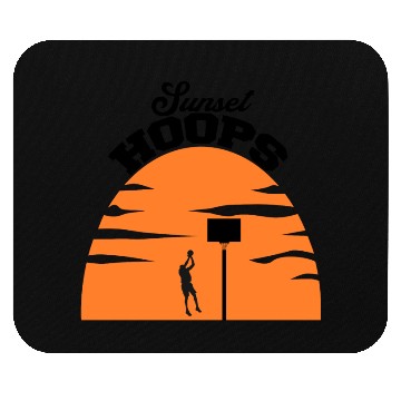 Discover Basketball Gift: Sunset Hoops Mouse Pads