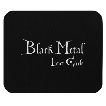 Discover Black Metal Calligraphic Mouse Pads