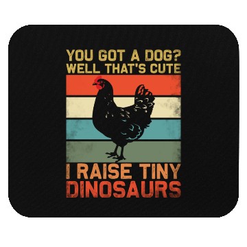 Discover Farmer Design Got A Chickens Dinosaur Mouse Pads