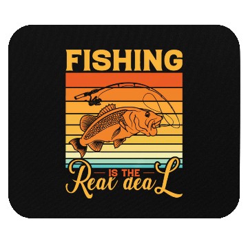 Discover Fishing Is The Real Deal Mouse Pads