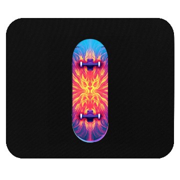 Discover Skateboarding Skateboard Abstract Pattern Mouse Pads