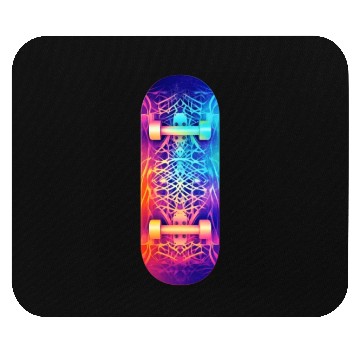 Discover Skateboarding Skateboard Abstract Pattern Mouse Pads