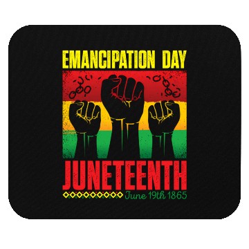 Discover Ecipation Day 1865 African American Juneteenth Fla Mouse Pads