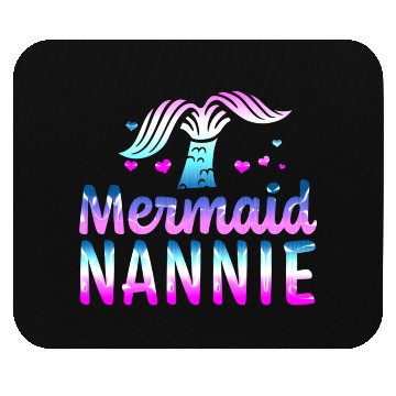 Discover Mermaid Nannie Grandma For Mothers Day Mouse Pads
