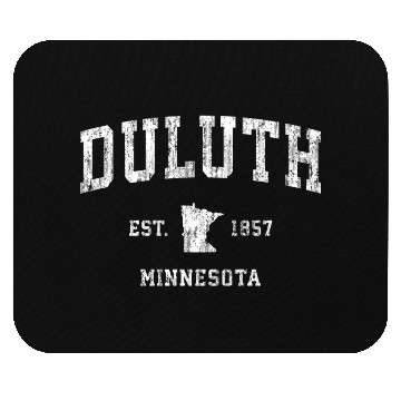 Discover Duluth Minnesota Mn Athletic Sports Mouse Pads