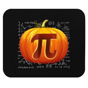 Discover Pumpkin Pi Math Teacher Halloween Thanksgiving Mouse Pads