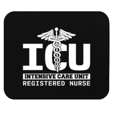 Discover Icu Registered Nurse Intensive Care Unit Rn Staff Mouse Pads