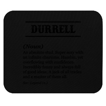 Discover Durrell Name Definition Phrase tzed Mouse Pads