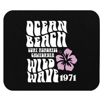 Discover Ocean Beach Wild Wave Surf Memories California Sie Mouse Pads