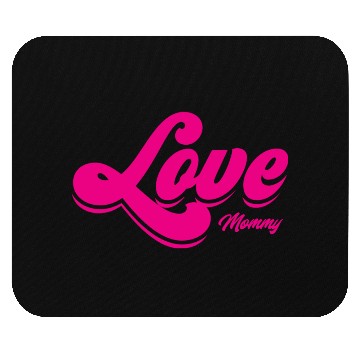 Discover I Love Mommy Vintage Typography Mothers Day Mom Mouse Pads