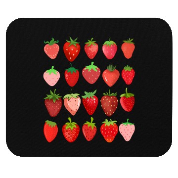Discover Cottagecore Kawaii Strawberry Aesthetic Mouse Pads