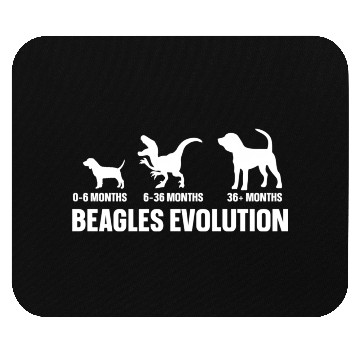 Discover Beagles Evolution For A Beagle Owner Mouse Pads
