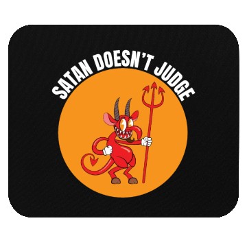Discover Funny Hail Gay Satan Lgbt Goth Gay Pride Baphomet Mouse Pads