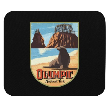 Discover olympic national park Mouse Pads