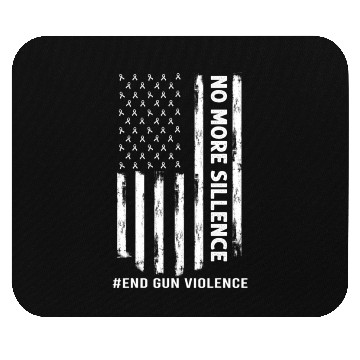 Discover Enough End Gun Violence American Flag Mouse Pads
