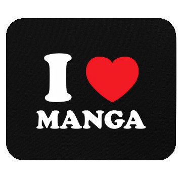 Discover Manga Fan Of Japanese Animation Comics Heart Manga Mouse Pads