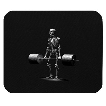 Discover Powerlifting eleton Death Deadlift Bodybuilder Gym Mouse Pads