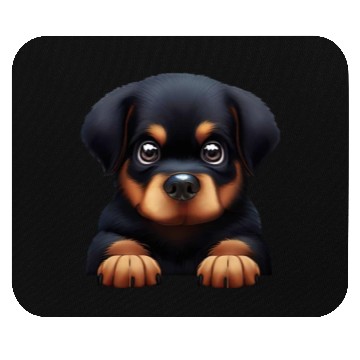Discover Rottweiler Loyalty Mouse Pads