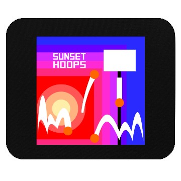 Discover Basketball Gift: Sunset Hoops Mouse Pads
