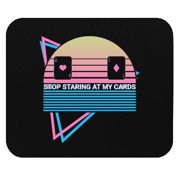 Discover Poker Player Retro Mouse Pads