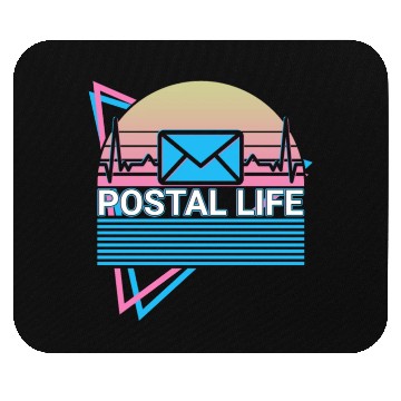 Discover Postal Life Postal Service Postman Retro Mouse Pads