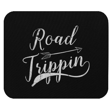 Discover Road Trippin - Traveling Road Trip Mouse Pads