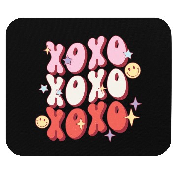 Discover XOXO retro valentine sublimation hipster Mouse Pads