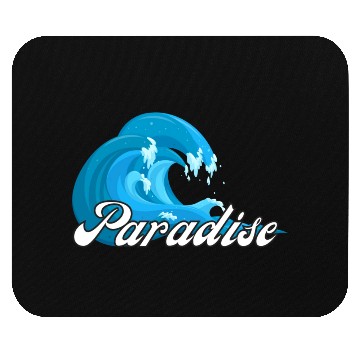 Discover Paradise green Mouse Pads