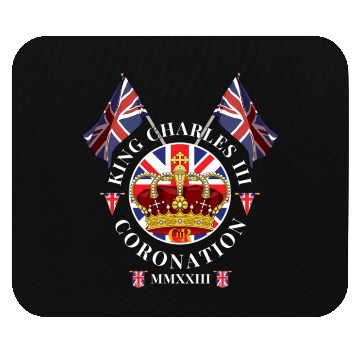 Discover King Charles Iii British Monarch Royal Coronation Mouse Pads