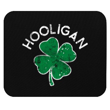 Discover Hooligan Squad Lucky C St Patrick'S Day Distress Mouse Pads