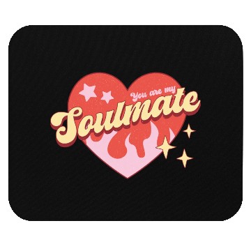 Discover Soulmate heart valentine sublimation trending Mouse Pads