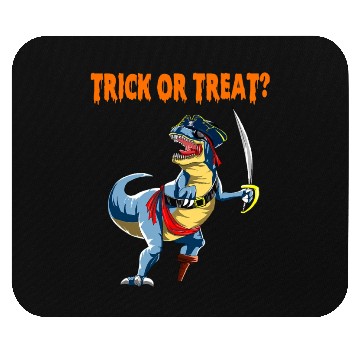 Discover Trick or Treat Halloween Dinosaur T rex Pirate Mouse Pads