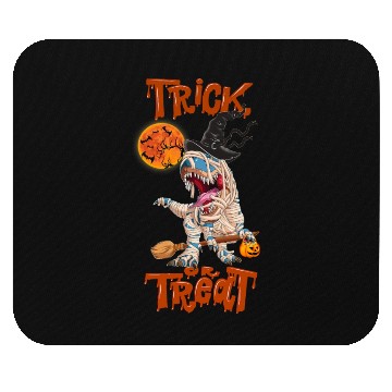 Discover Trick Or Treat Halloween Dinosaur T rex Mummy Mouse Pads