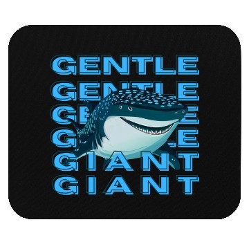 Discover whale shark the Gentlle Giiant Mouse Pads