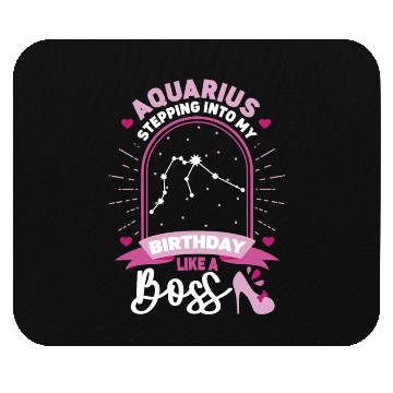 Discover Aquarius Stepping Into Astrology Birth Sign Mouse Pads