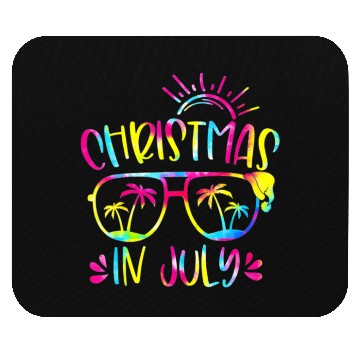 Discover Christmas In July Hawaiian Summer Vacation 2023 Mouse Pads