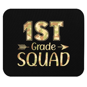 Discover 1st Grade Squad Teacher & Student Camo Back To Mouse Pads