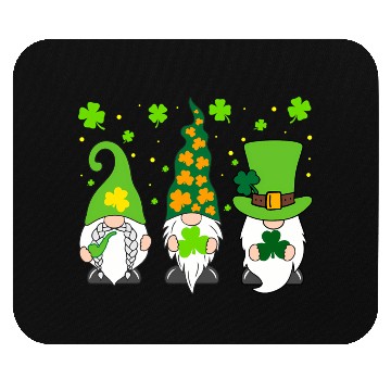 Discover St Patrick'S Day Three Gnomes Shamrock Irish Mouse Pads