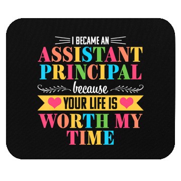 Discover Assistant Principal Cute Appreciation Back to Mouse Pads