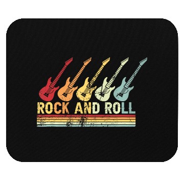 Discover Vintage Retro Rock And Roll Guitar Music Mouse Pads