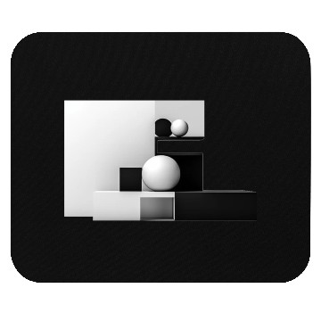 Discover Abstract Circles and Square Mouse Pads