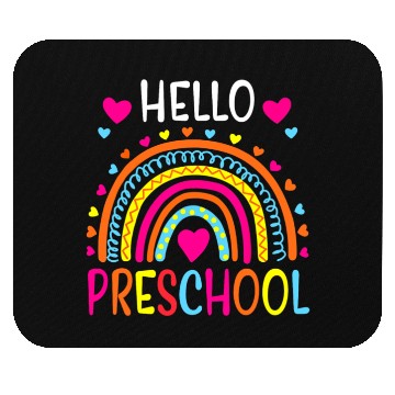 Discover Hello Preschool Back To School Pre-K Teacher Mouse Pads