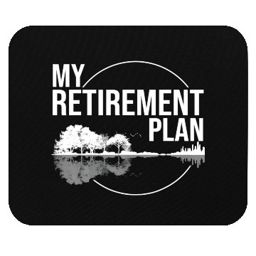 Discover My Retirement Plan (Guitar) Music Funny Mouse Pads